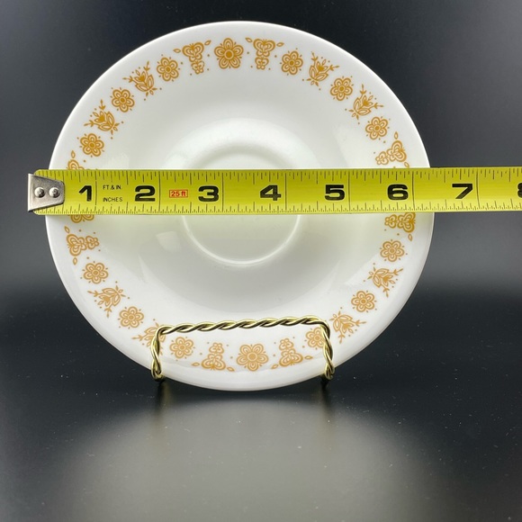 Vintage Saucers, Butterfly Gold from Corelle by Corning, Set of 3 - Picture 5 of 5